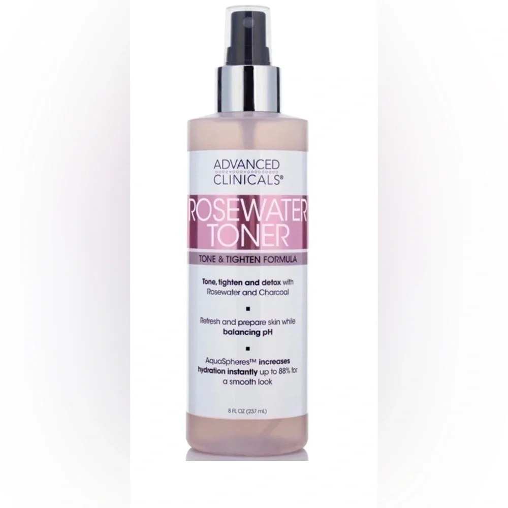 Advances Clinicals Rosewater + Collagen Face Toner 8fl oz - New